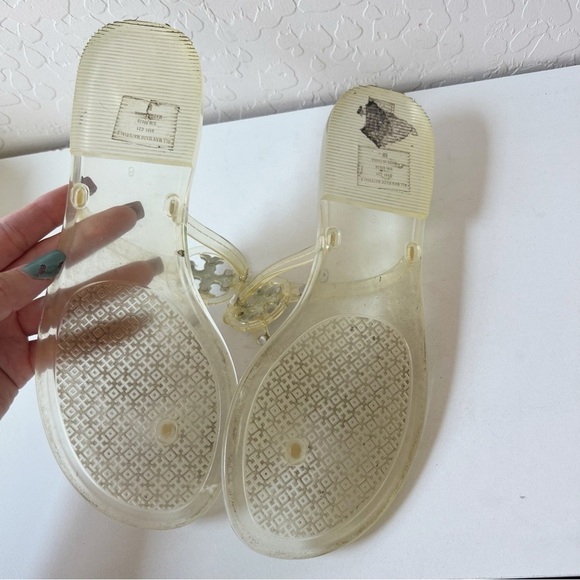 TORY BURCH MINI MILLER JELLY SANDAL CLEAR - Picture 3 of 5